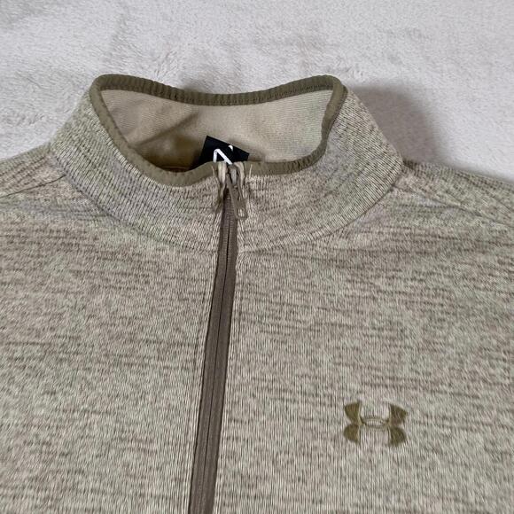 Under Armour Pullover Mens XL 1/2 Zip Sweater Fleece Lined Performance 1380271 - Picture 3 of 11